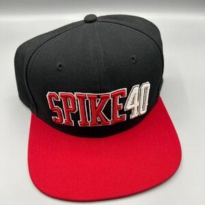 Air Jordan Hat Men Black Red Jumpman Spike 40 Snap Back Cap